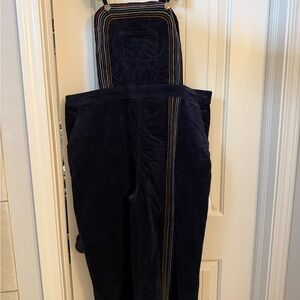 Modcloth Deep Blue Corduroy Overalls